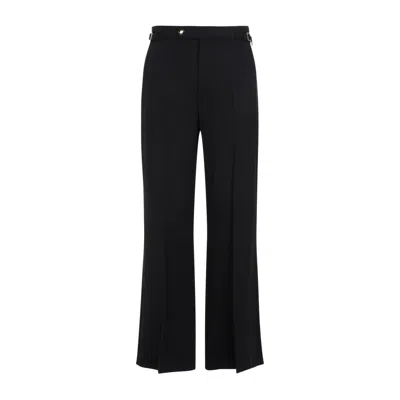 Shop Casablanca Straight Leg Pants In Black