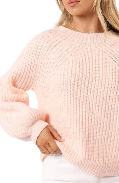 Petal And Pup Petal & Pup London Blouson Sleeve Sweater In Pink