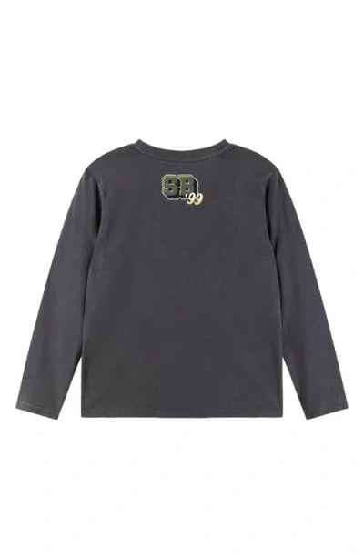Andy & Evan Kids' Spongebob Squarepants™ '99 Acid Wash Graphic T-shirt In Grey