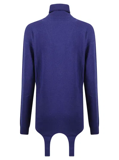 Shop Saint Laurent Sweater In Blue