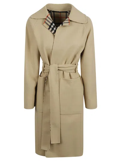 Burberry Coats & Jackets In Flax
