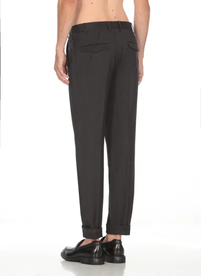 Shop Pt Torino Virgin Wool Trousers In Grey