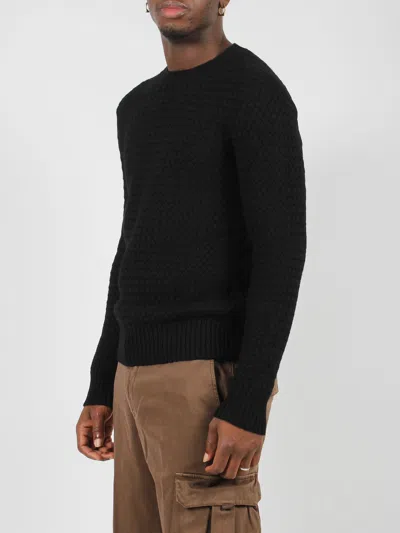 Shop Tagliatore Welt Sweater In Black