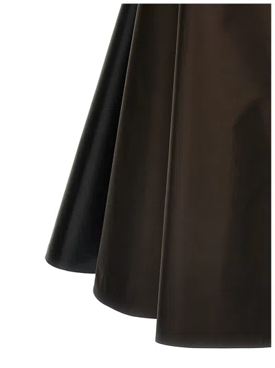 Marni Trapeze Dress Two Tones In Multicolor