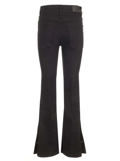 Shop Amiri Kick Flare Jeans In Black