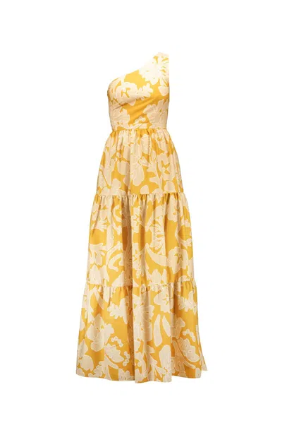 Amotea Leonor Flowered Ochre