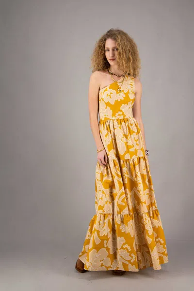 Amotea Leonor Flowered Ochre