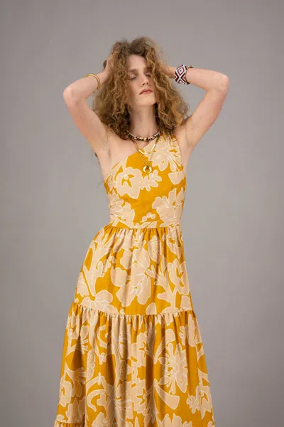 Amotea Leonor Flowered Ochre