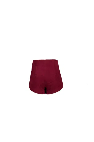 Amotea Donna In Burgundy Suede In Burgundy