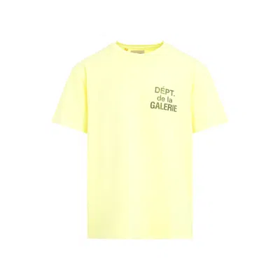 Shop Gallery Dept. French Tee In Flyw Flo Yellow