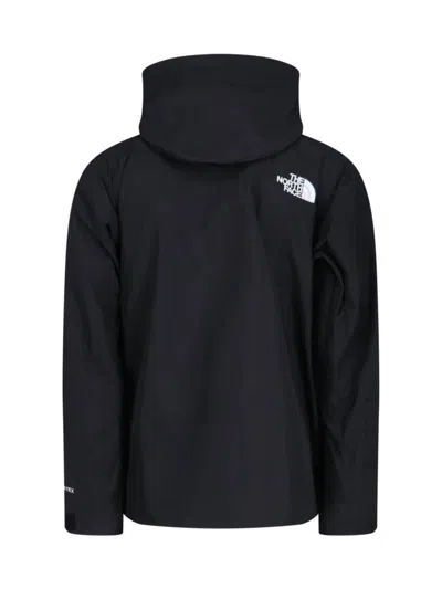 The North Face Dryvent Mono Black Jacket With Logo Printed On The Front In Tech Fabric Man In Black