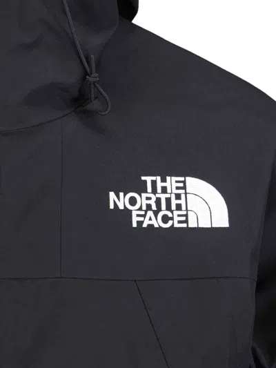 The North Face Dryvent Mono Black Jacket With Logo Printed On The Front In Tech Fabric Man In Black