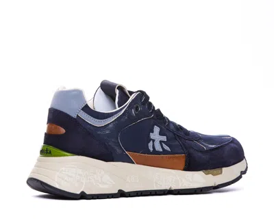 Shop Premiata Mase Sneakers In Blue