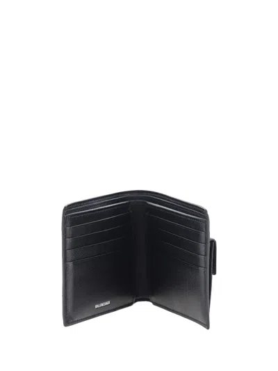 Shop Balenciaga Superbusy Wallet In Black