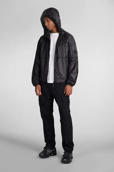 Shop C.p. Company Casual Jacket In Black Polyamide