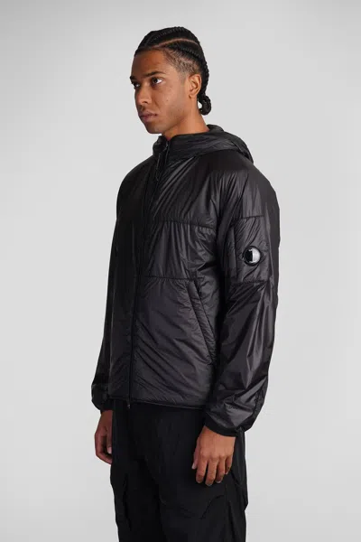 Shop C.p. Company Casual Jacket In Black Polyamide