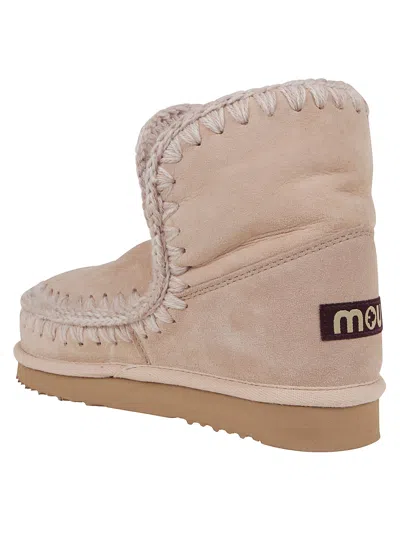 Shop Mou Eskimo Boot 18cm In Robe Rose Beige