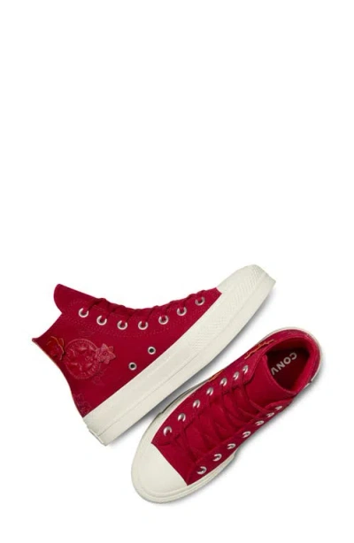 Shop Converse Chuck Taylor® All Star® Lift High Top Sneaker In Days Ahead/egret/days Ahead