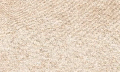 Gibsonlook Ruffle Mock Neck Puff Sleeve Sweater In Oatmeal Sand