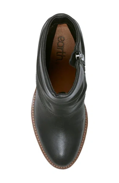Earth Women's Savvy Ruched Block Heel Boots In Black