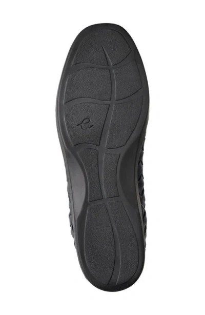 Easy Spirit Devitt 10 Womens Leather Slip On Loafers In Dark Blue