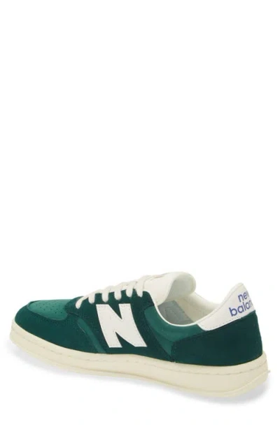 New Balance Gender Inclusive T500 Tennis Sneaker In Marsh Green/angora