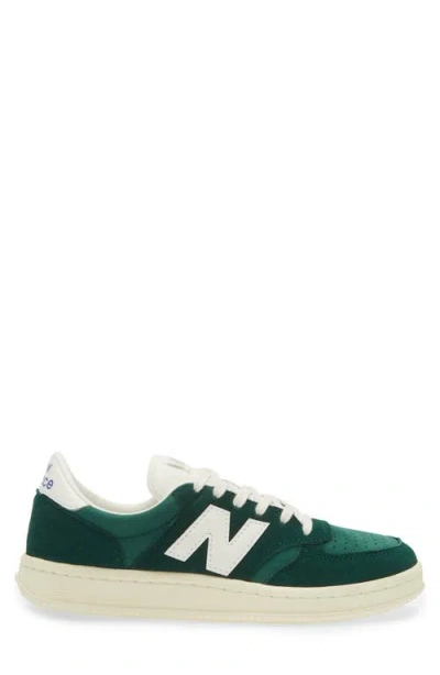 New Balance Gender Inclusive T500 Tennis Sneaker In Marsh Green/angora