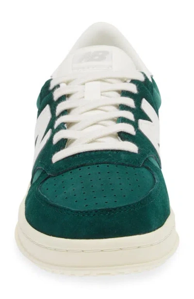 Shop New Balance Gender Inclusive T500 Tennis Sneaker In Marsh Green/angora