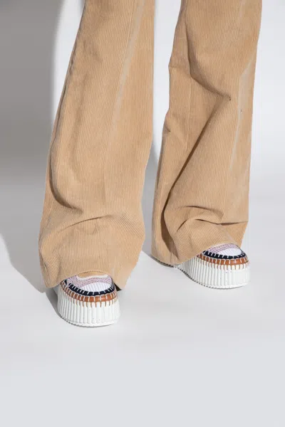 Chloé ‘nama' Wedge Sneakers In White