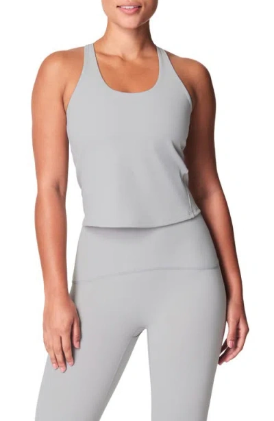 Spanx ® Get Moving Contour Crossback Shelf Tank In Cloudy Grey