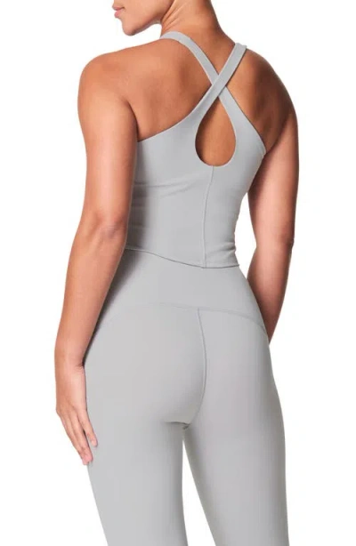 Spanx ® Get Moving Contour Crossback Shelf Tank In Cloudy Grey