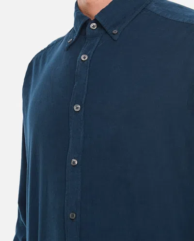 Bd Baggies Button-down Cotton Shirt In Blue