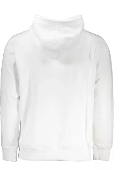 Calvin Klein Elevated Organic Cotton Hoodie Sweater In White
