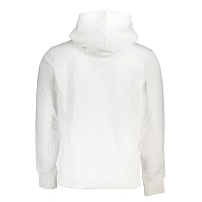 Calvin Klein Elevated Fleece Hooded Sweatshirt In White In White