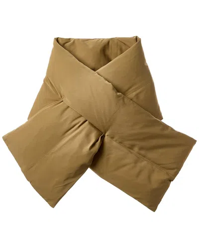 Vince Down-filled Puffer Scarf In Green