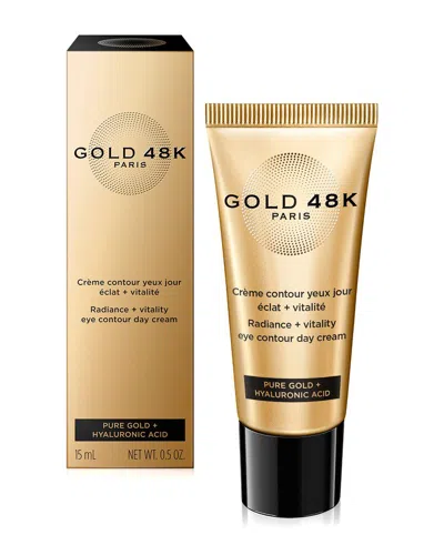 Gold 48k Unisex 0.5oz Radiance + Vitality Eye Contour Day Cream