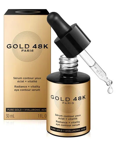 Gold 48k Unisex 1oz Radiance + Vitality Eye Contour Serum