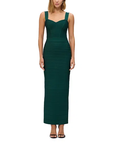 Shop Herve Leger The Eva Gown In Bt Elm