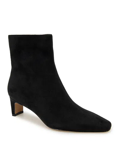 Splendid Julia Kitten Heel Bootie In Black Suede
