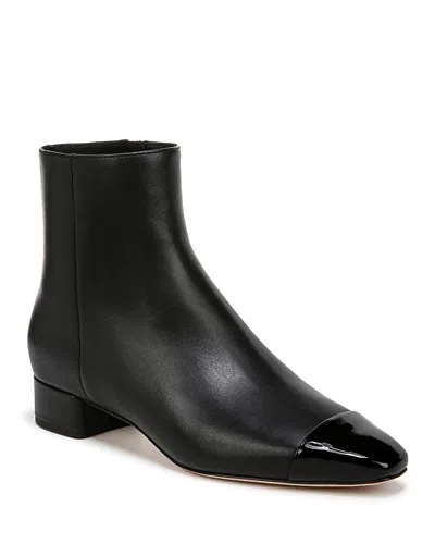 Veronica Beard Cecile Cap Toe Bootie In Black