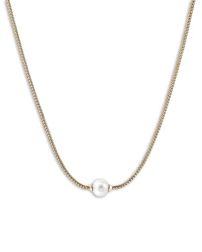 John Hardy 14k Yellow Gold Jh Essentials Cultured Freshwater Pearl Pendant Necklace, 16-18 In White/gold