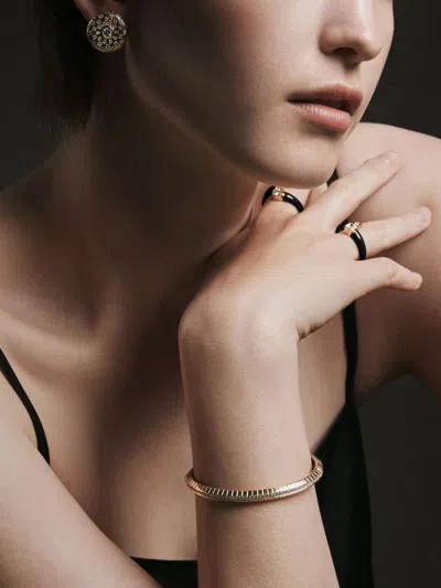 Loev 18kt Recycled Yellow Gold Eternity Diamond Bracelet In Gold