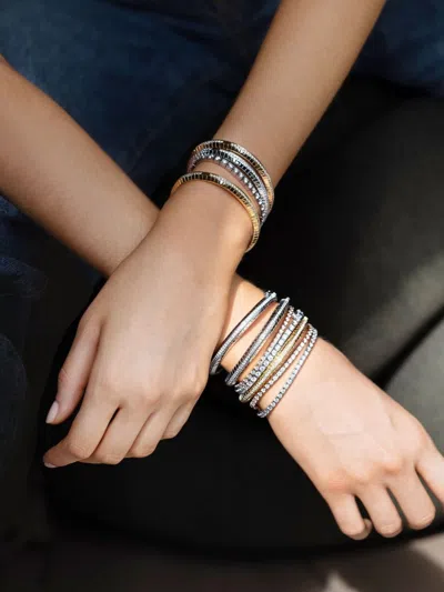 Loev 18kt Recycled Yellow Gold Eternity Diamond Bracelet In Gold