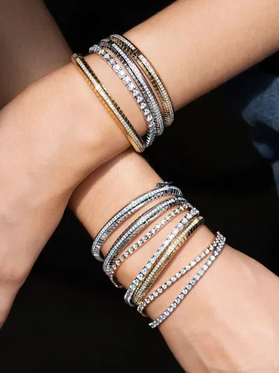 Loev 18kt Recycled Yellow Gold Eternity Diamond Bracelet In Gold