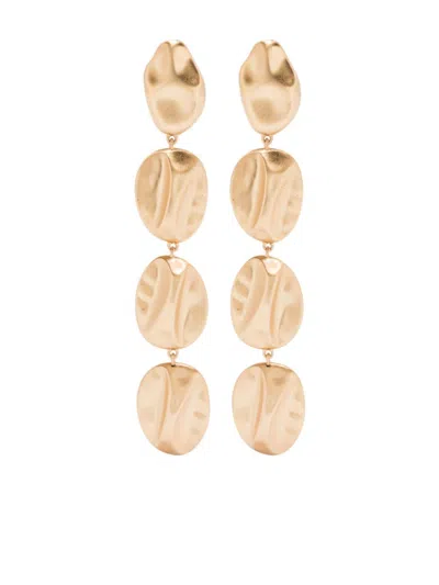 Cult Gaia Veda Dangle Earrings In Gold