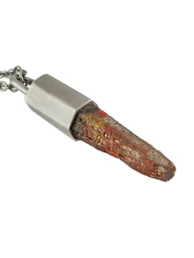 Parts Of Four Talisman Necklace In Silver