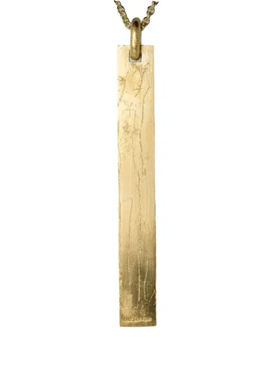 Parts Of Four Plate Necklace In Gold