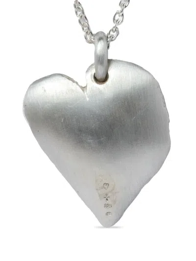 Parts Of Four Heart Necklace In Silver