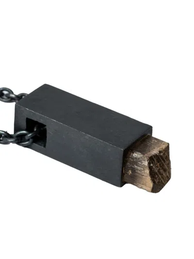 Parts Of Four Talisman Cuboid Necklace In Black
