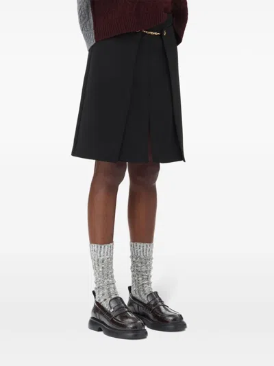 Ganni Ribbed Socks In Grey